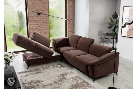 Narożnik ze schowkiem na pościel 