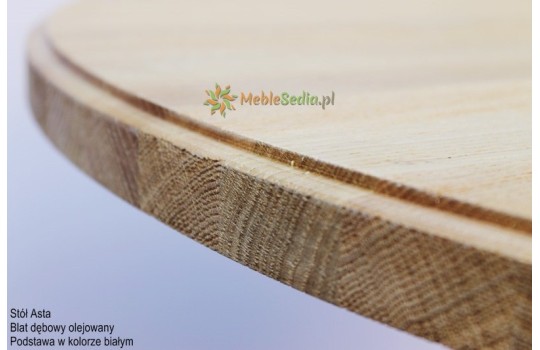 Stół okrągły dębowy Asta