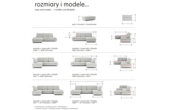 nowoczesne narożniki Dalmir 