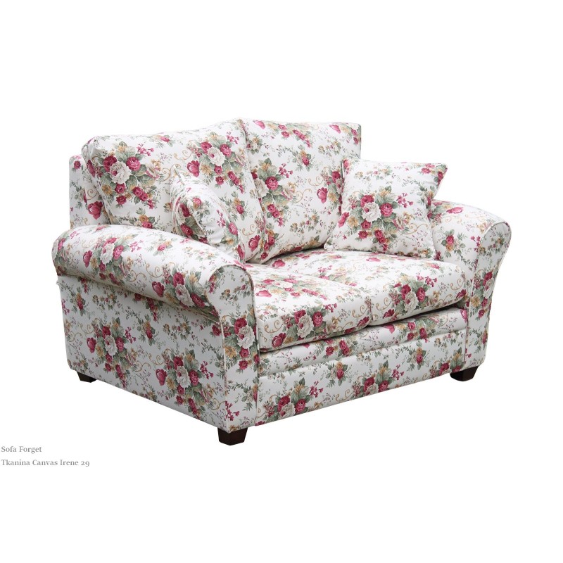 Sofa w kwiaty Forget 2 - rozkładana