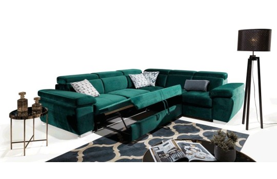 sofa z wygodnym rozkładaniem 