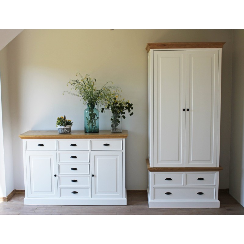 zestaw mebli dębowych