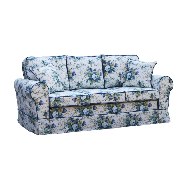 Sofa w róże Vera 206 cm