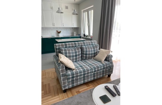 Sofa w kratę Orlean