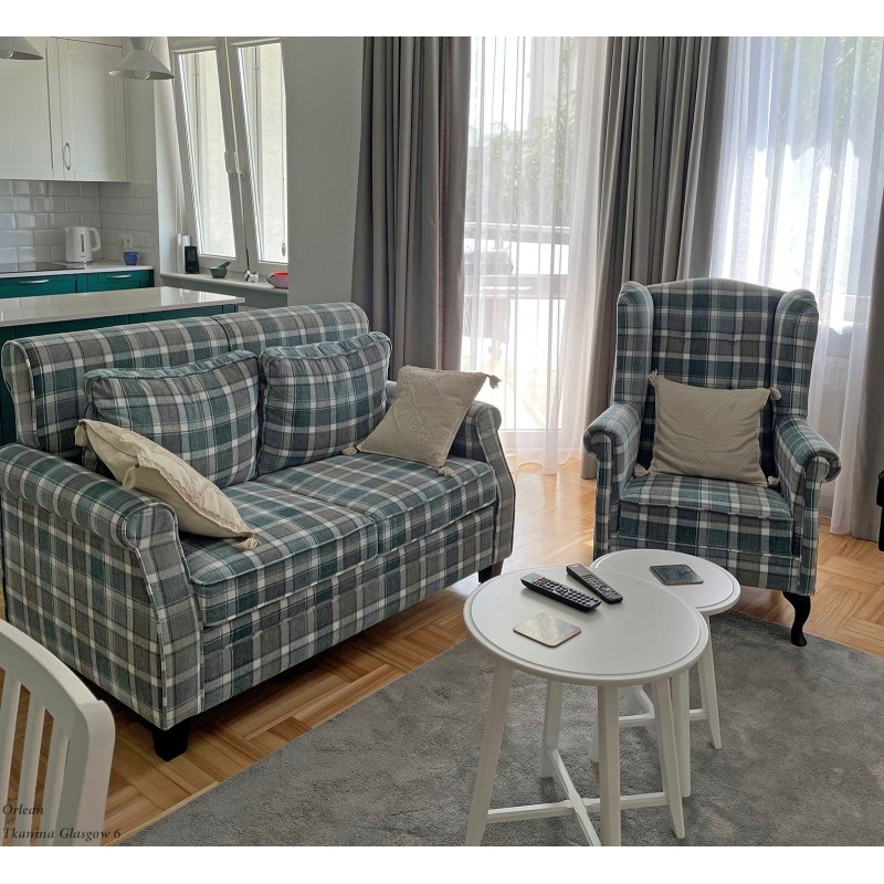 Orlean w tkaninie Glasgow 6