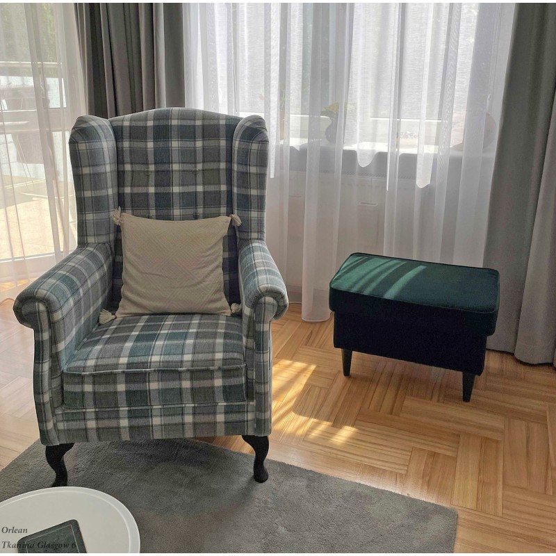 Fotel Orlean w tkaninie Glasgow 6