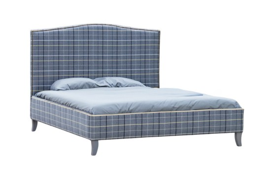 Klasyczne łóżko King w kratkę
