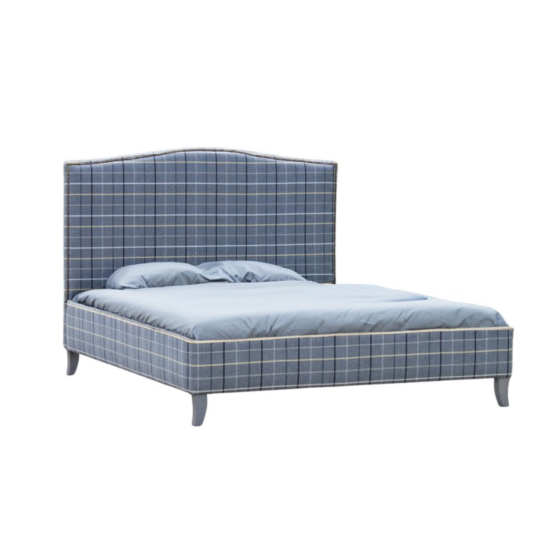 Klasyczne łóżko King w kratkę