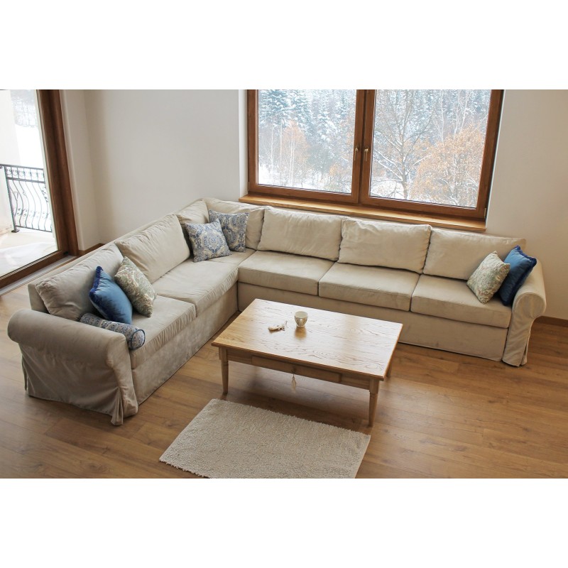 Narożnik w stylu vintage Luis 360 x 290 cm