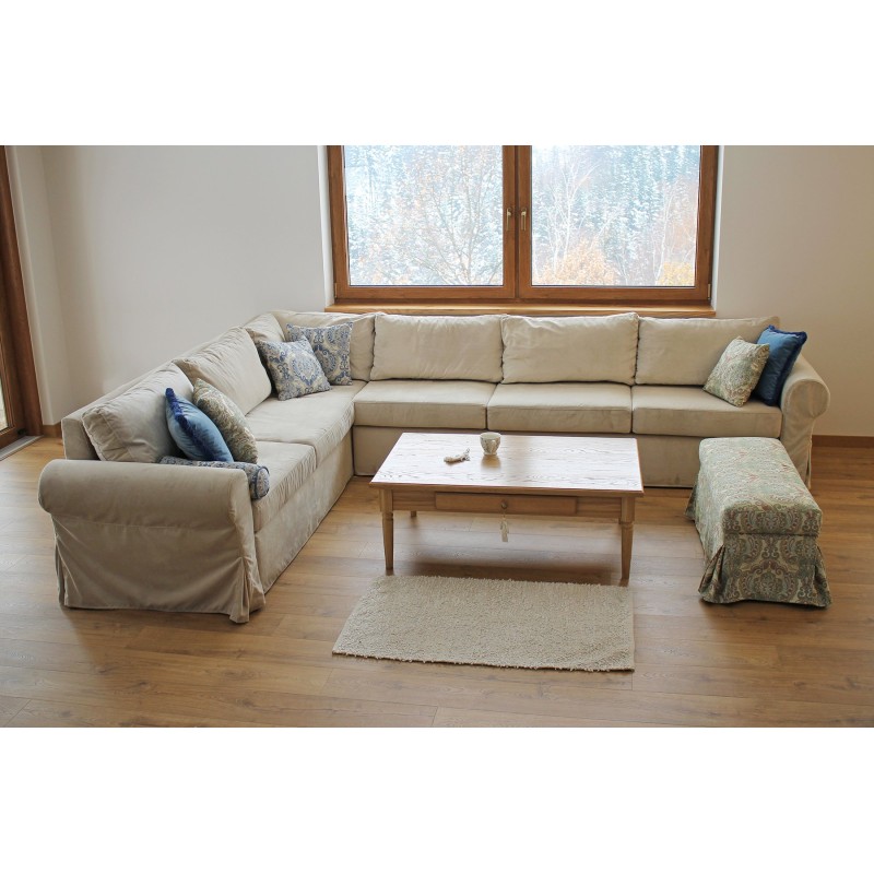 Narożnik w stylu vintage na wymiar Luis