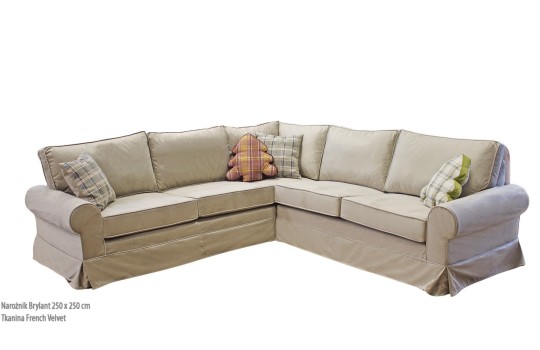 Narożnik Brylant 250 x 250 Tkanina French Velvet