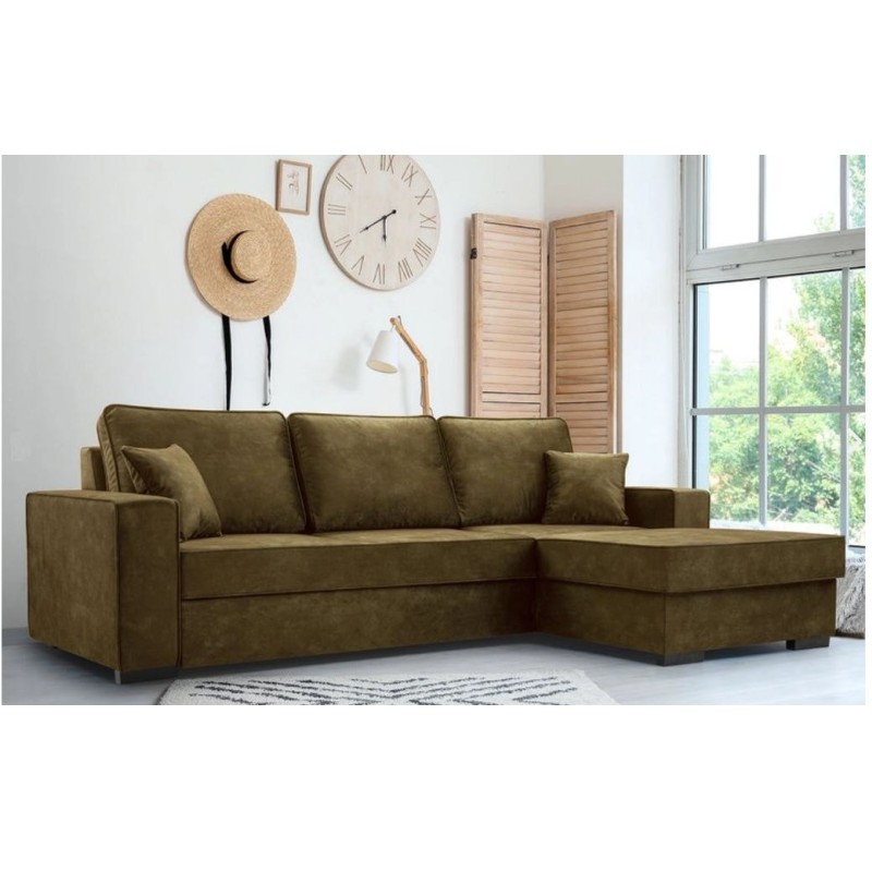 ciemnozielony narożnik