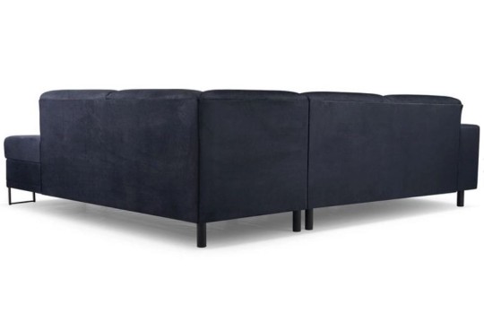 narożnik w ciemnym materiale 