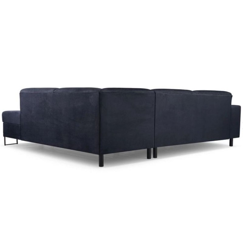 narożnik w ciemnym materiale 