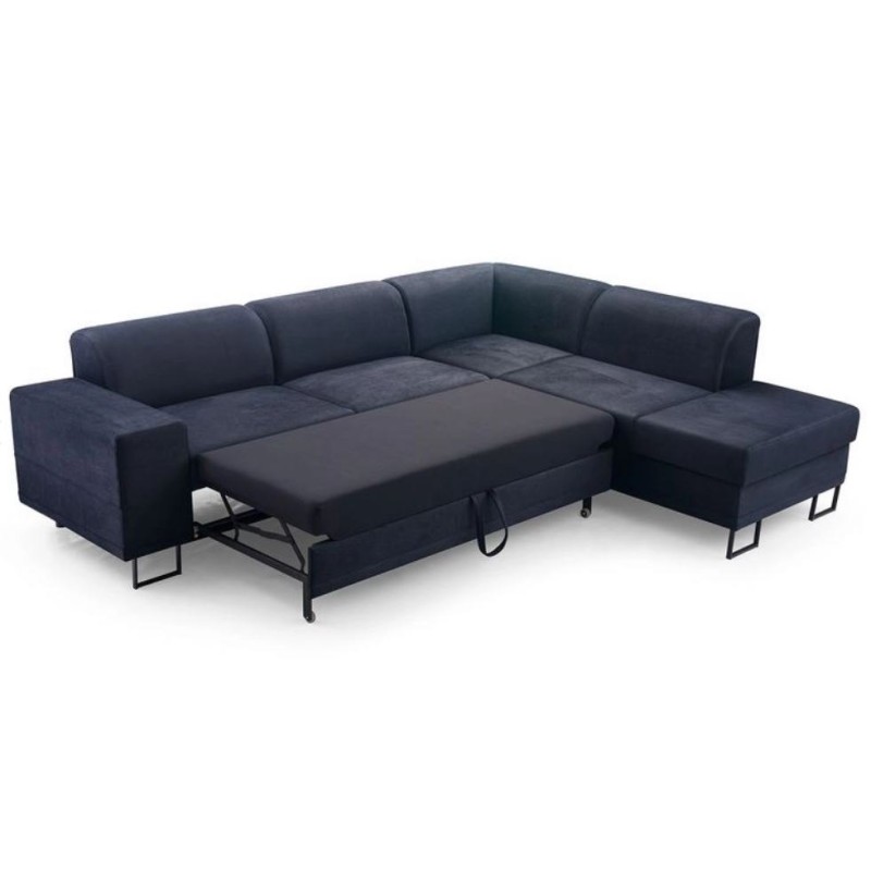 duży narożnik z wygodną funkcją spania 