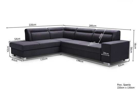 narożnik dla 5 osób