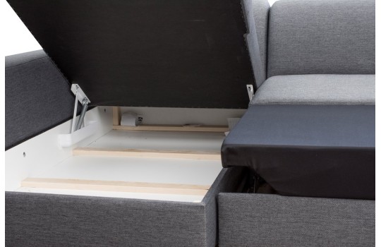 sofa narożna z pojemnikiem 