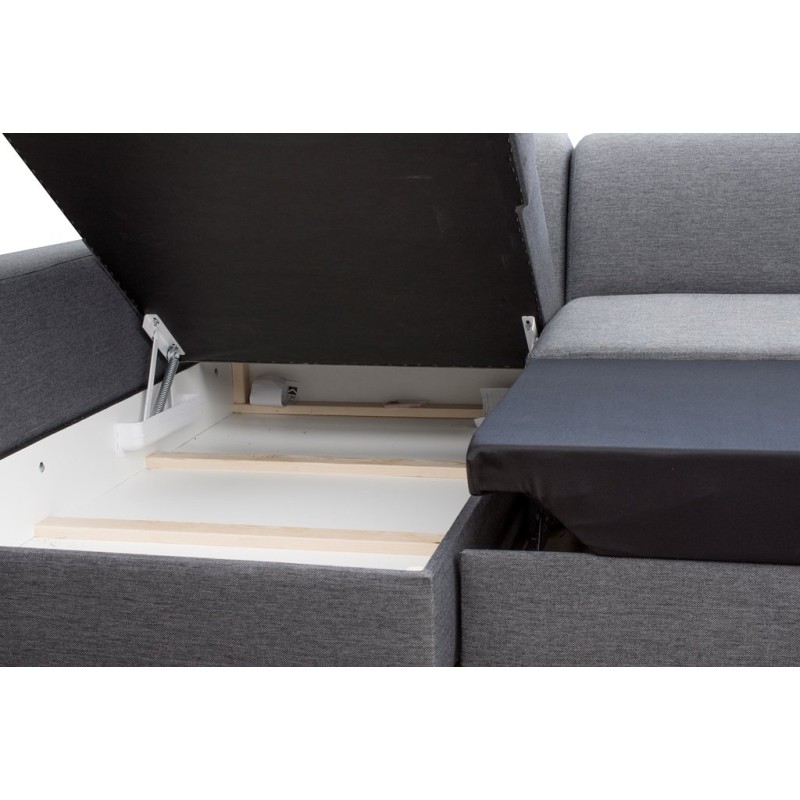 sofa narożna z pojemnikiem 