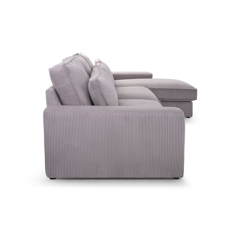 sofa w sztruksowej tkaninie 