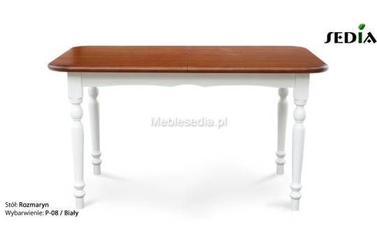 Stół w stylu angielskim przed rozłożeniem 