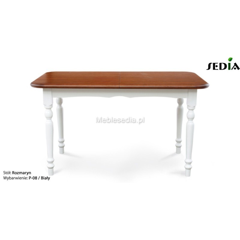 Stół w stylu angielskim przed rozłożeniem 