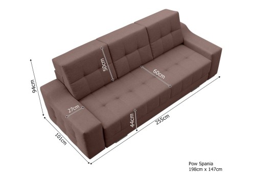 sofa z pojemnikiem Strada 