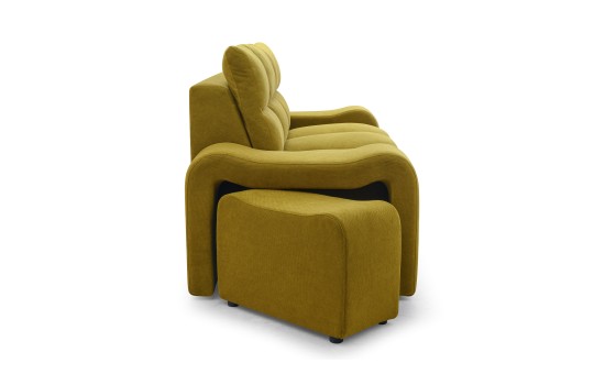 sofa z wyjmowanymi pufami 