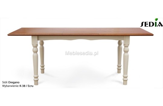 Stół Oregano po rozłożeniu 