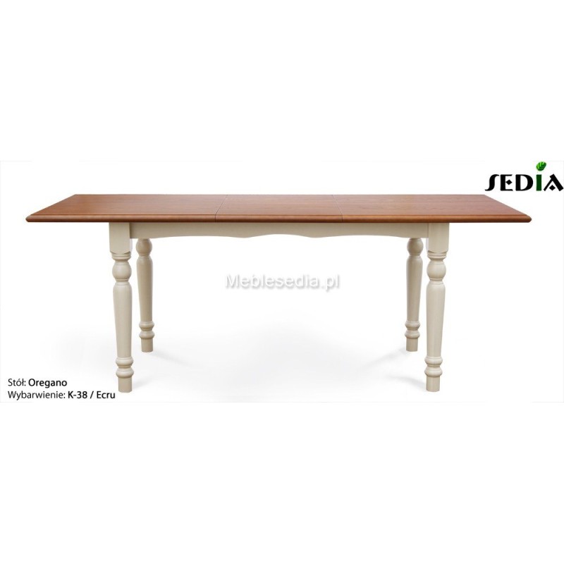 Stół Oregano po rozłożeniu 