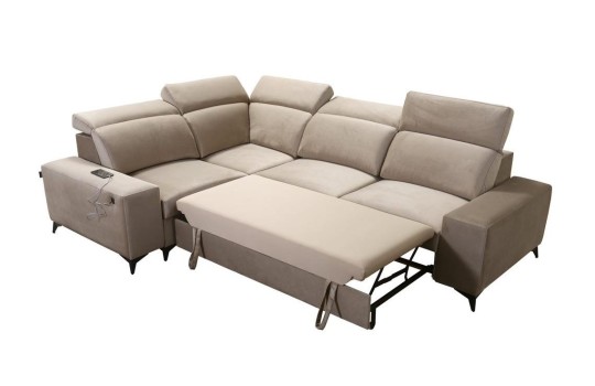 sofa narożna z gniazdkiem usb 