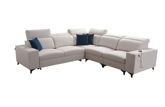 sofa w plamoodpornej tkaninie 