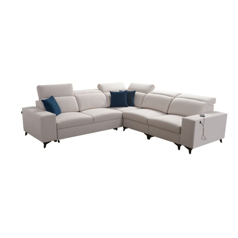 sofa w plamoodpornej tkaninie 