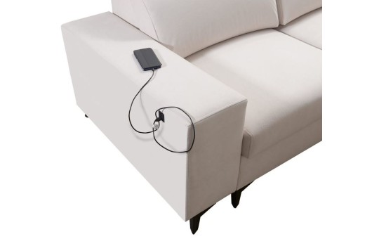 sofa z ładowarką 