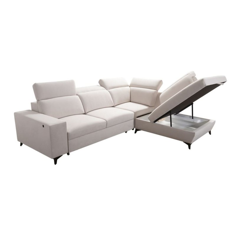 narożnik z otwieranym pojemnikiem 