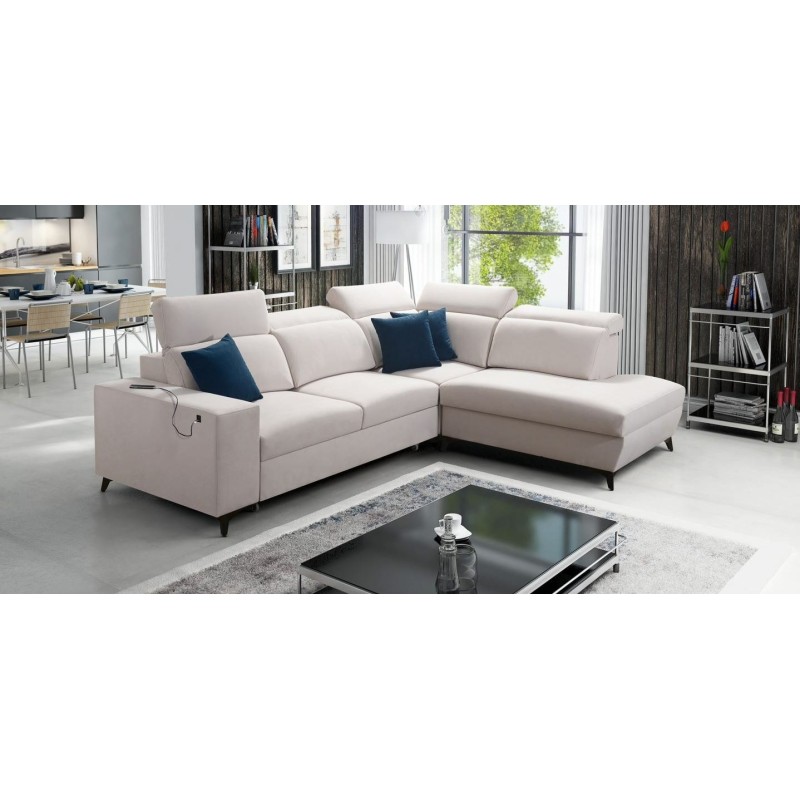 Narożnik Niobe z wygodnymi oparciami 