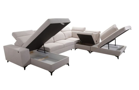 sofa z dwoma dużymi pojemnikami sofa z dwoma dużymi pojemnikami