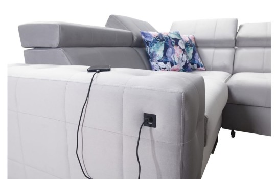 kanapa z ładowarką usb