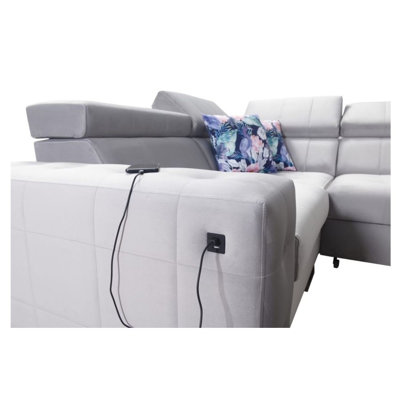 kanapa z ładowarką usb