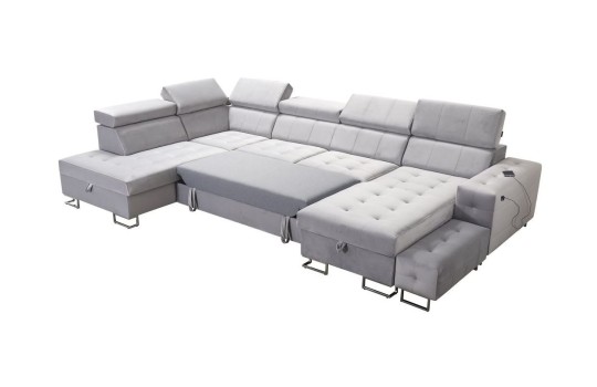 narożnik z dużą funkcją spania 