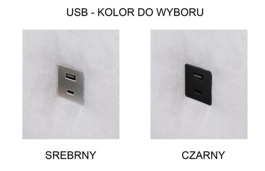 narożnik z wejściem usb 