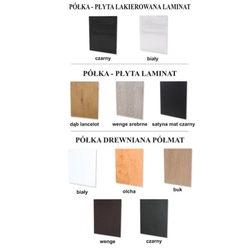 narożnik z drewnianą półką 