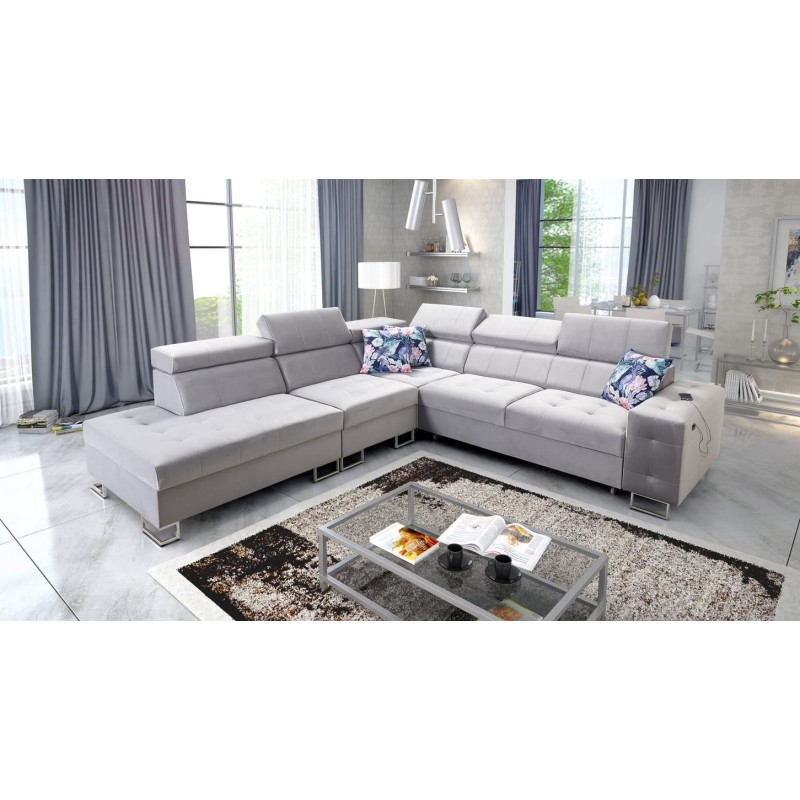 szary narożnik Vertizo 