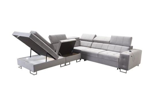 narożnik z dwoma schowkami 