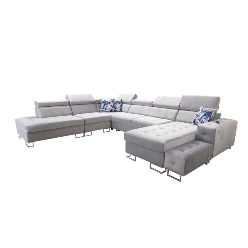 narożnik na metalowych nogach 