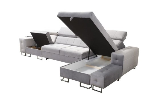 sofa z dużym pojemnikiem 