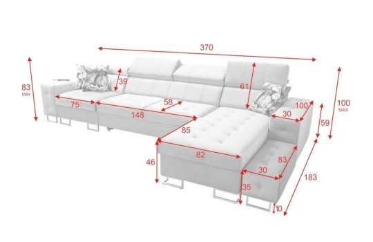 narożnik pikowany vertizo