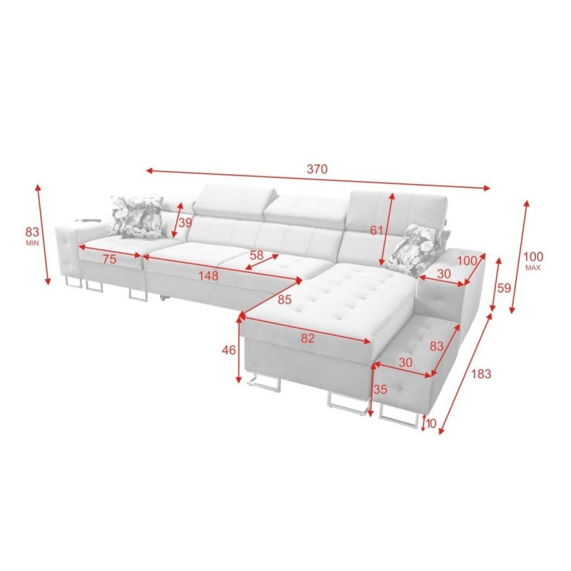 narożnik pikowany vertizo
