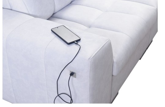 sofa z ładowarką USB Nevada