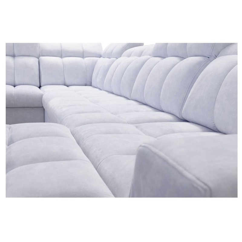 sofa z pikowanym siedziskiem 