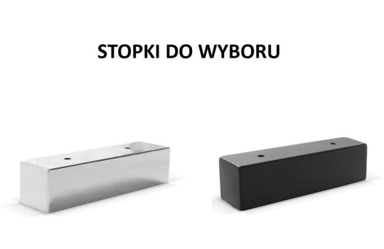 narożnik na metalowych nogach Nevada 